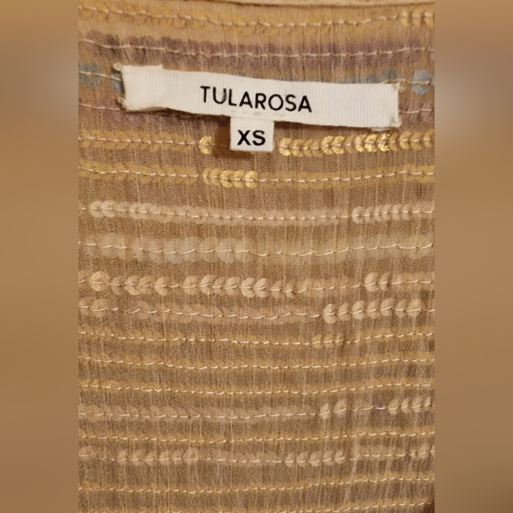 Tularosa multi colors sequence mini parry dress size xs - Picture 5 of 5